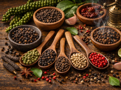 Le poivre : un monde de variétés à découvrir pour sublimer votre cuisine